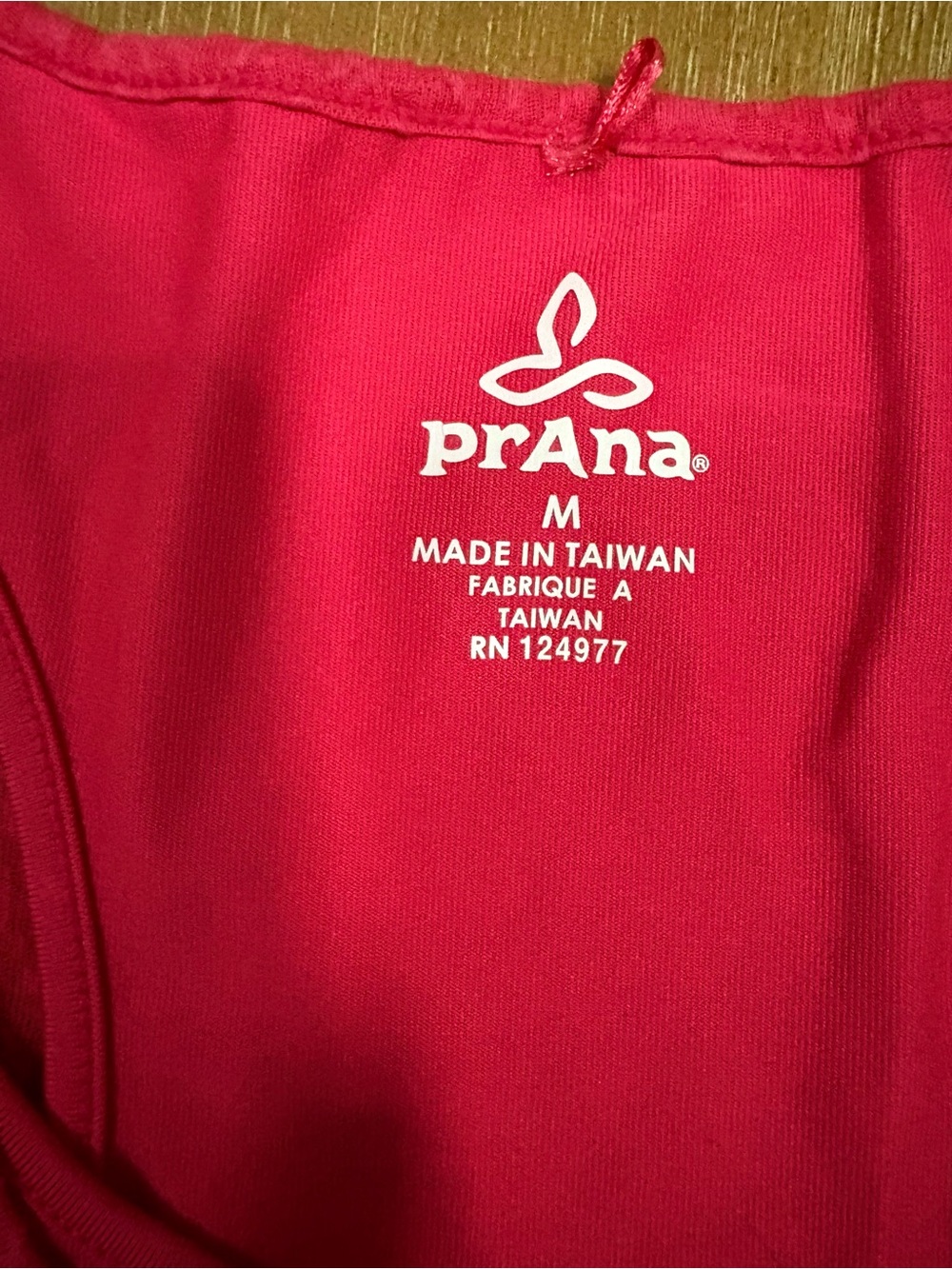Prana Pink Chevron-Texture Racerback Tank - Picture 3 of 10